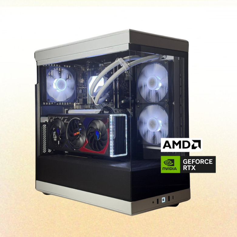 Y40 RTX 5070 in White PC