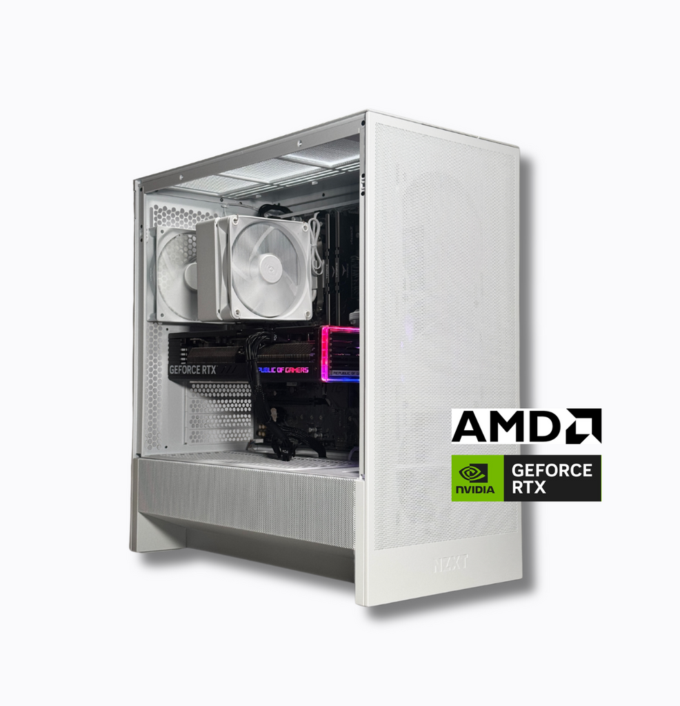 H5 RTX 5060 in White PC Logo
